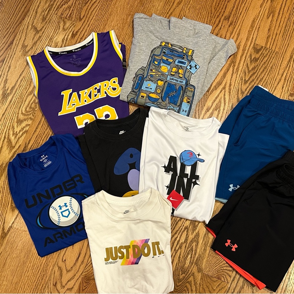 Nike & Under Armour Athletic Bundle Youth Large GUC-NWOT